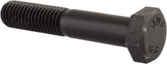 Value Collection - M12x1.75mm Metric Coarse, 65mm Length Under Head Hex Head Cap Screw - Partially Threaded, Grade 8.8 Steel, Uncoated, 19mm Hex - Eagle Tool & Supply