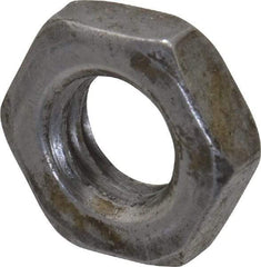 Value Collection - M6x1.00 Steel Right Hand Hex Jam Nut - 10mm Across Flats, 3.2mm High, Uncoated - Eagle Tool & Supply