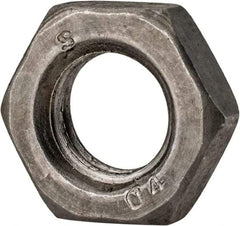 Value Collection - M12x1.75 Steel Right Hand Hex Jam Nut - 19mm Across Flats, 6mm High, Uncoated - Eagle Tool & Supply