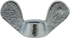 Value Collection - M8x1.25, Zinc Plated, Iron Standard Wing Nut - 3.6mm Wing Span, 18mm Wing Span - Eagle Tool & Supply