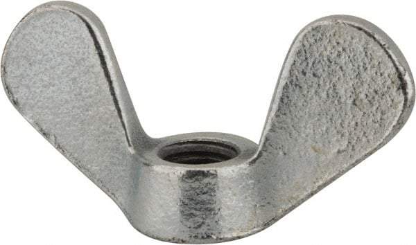 Value Collection - M12x1.75, Zinc Plated, Iron Standard Wing Nut - 5.6mm Wing Span, 31mm Wing Span - Eagle Tool & Supply