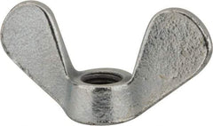 Value Collection - M12x1.75, Zinc Plated, Iron Standard Wing Nut - 5.6mm Wing Span, 31mm Wing Span - Eagle Tool & Supply