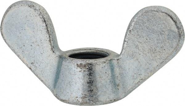 Value Collection - M20x2.50, Zinc Plated, Iron Standard Wing Nut - 7mm Wing Span, 44mm Wing Span - Eagle Tool & Supply