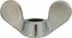 Value Collection - M24x3.00, Zinc Plated, Iron Standard Wing Nut - 8.6mm Wing Span, 53.5mm Wing Span - Eagle Tool & Supply