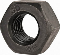 Value Collection - M20x2.50 Steel Right Hand Heavy Hex Nut - 37.29mm Across Flats, 20mm High, Uncoated - Eagle Tool & Supply