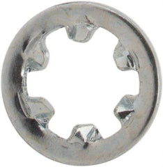 Value Collection - M2.5 Screw, 2.8mm ID, Spring Steel Internal Tooth Lock Washer - 5.5mm OD, Zinc-Plated, Grade 2 - Eagle Tool & Supply