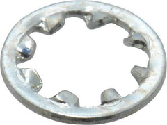 Value Collection - M6 Screw, 6.4mm ID, Spring Steel Internal Tooth Lock Washer - 11mm OD, Zinc-Plated, Grade 2 - Eagle Tool & Supply