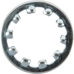 Value Collection - M12 Screw, 13mm ID, Spring Steel Internal Tooth Lock Washer - 20.5mm OD, Zinc-Plated, Grade 2 - Eagle Tool & Supply