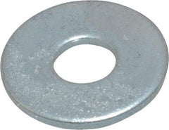 Value Collection - M5 Screw, Steel Fender Flat Washer - 5.3mm ID x 15mm OD, 1.2mm Thick, Zinc-Plated Finish - Eagle Tool & Supply