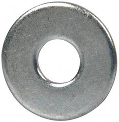 Value Collection - M6 Screw, Steel Fender Flat Washer - 6.4mm ID x 18mm OD, 1.6mm Thick, Zinc-Plated Finish - Eagle Tool & Supply