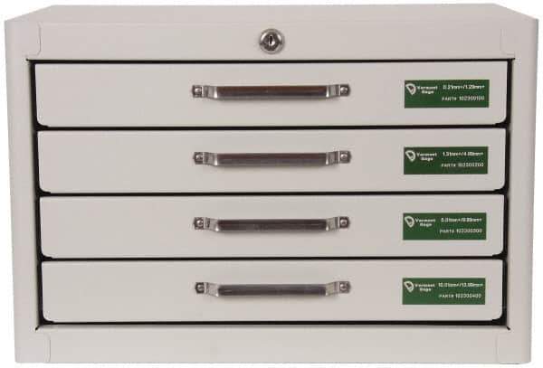 Vermont Gage - 690 Piece, 0.21-13.99 mm Diameter Plug and Pin Gage Set - Plus 0.01 mm Tolerance, Class ZZ - Eagle Tool & Supply