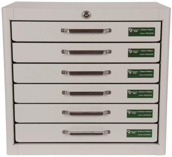 Vermont Gage - 940 Piece, 0.21-18.99 mm Diameter Plug and Pin Gage Set - Plus 0.01 mm Tolerance, Class ZZ - Eagle Tool & Supply