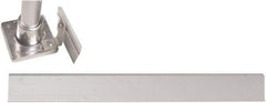 Hollaender - 4' Long x 4" High, Aluminum Toeboard - 4" Pipe, Includes Toeboard & Bag Hardware - Eagle Tool & Supply