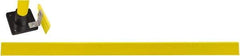Hollaender - 8' Long x 4" High, Aluminum Toeboard - 4" Pipe, Includes Toeboard & Bag Hardware - Eagle Tool & Supply