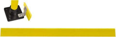 Hollaender - 6' Long x 4" High, Aluminum Toeboard - 4" Pipe, Includes Toeboard & Bag Hardware - Eagle Tool & Supply