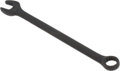 Paramount - 1-1/8" 12 Point Offset Combination Wrench - 15° Offset Angle, 15-1/2" OAL, Chrome Vanadium Steel, Black Finish - Eagle Tool & Supply