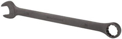 Paramount - 28mm 12 Point Offset Combination Wrench - 15° Offset Angle, 15-1/2" OAL, Chrome Vanadium Steel, Black Finish - Eagle Tool & Supply