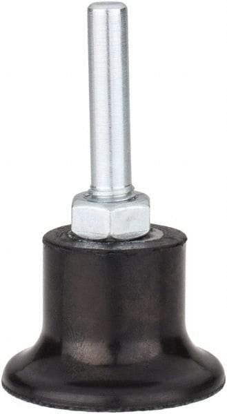 Tru-Maxx - 1-1/2" Diam Quick-Change Type P Disc Backing Pad - 1/4" Shank Diam, Hard Density, 30,000 RPM, Quick-Lok Compatible - Eagle Tool & Supply