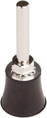Tru-Maxx - 1" Diam Quick-Change Type P Disc Backing Pad - 1/4" Shank Diam, Medium Density, 30,000 RPM, Quick-Lok Compatible - Eagle Tool & Supply