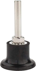 Tru-Maxx - 1-1/2" Diam Quick-Change Type R Disc Backing Pad - 1/4" Shank Diam, Hard Density, 30,000 RPM, Quick-Lok Compatible - Eagle Tool & Supply