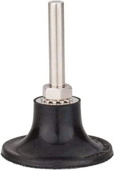 Tru-Maxx - 2" Diam Quick-Change Type S Disc Backing Pad - 1/4" Shank Diam, Hard Density, 30,000 RPM, Quick-Lok Compatible - Eagle Tool & Supply
