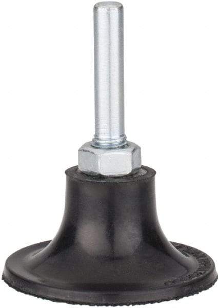 Tru-Maxx - 2" Diam Quick-Change Type P Disc Backing Pad - 1/4" Shank Diam, Medium Density, 30,000 RPM, Quick-Lok Compatible - Eagle Tool & Supply