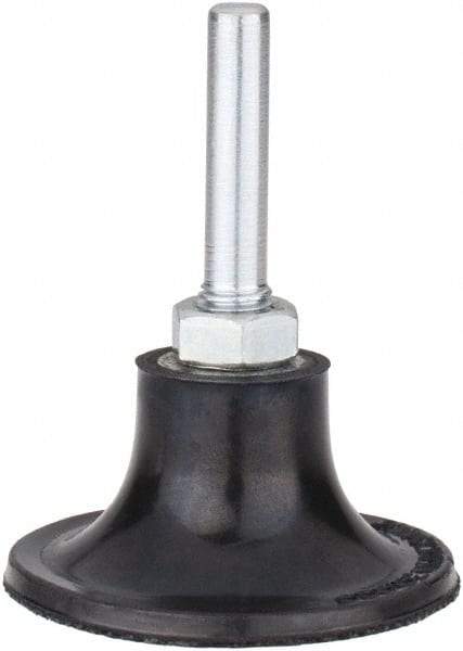 Tru-Maxx - 2" Diam Quick-Change Type P Disc Backing Pad - 1/4" Shank Diam, Hard Density, 30,000 RPM, Quick-Lok Compatible - Eagle Tool & Supply