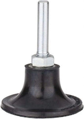 Tru-Maxx - 2" Diam Quick-Change Type P Disc Backing Pad - 1/4" Shank Diam, Hard Density, 30,000 RPM, Quick-Lok Compatible - Eagle Tool & Supply