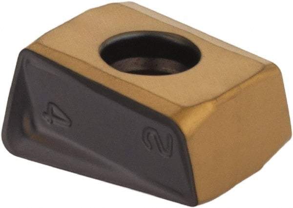 Iscar - T490 LNMT080408 Grade IC830 Carbide Milling Insert - TiAlN/TiN Finish, 0.167" Thick, 0.8mm Corner Radius - Eagle Tool & Supply