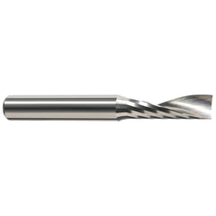 Harvey Tool - 3/8", 2" LOC, 3/8" Shank Diam, 4" OAL, 1 Flute Solid Carbide Square End Mill - Exact Industrial Supply