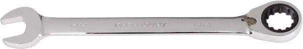 Paramount - 1-1/4" 12 Point Combination Wrench - 13° Head Angle, 16-11/16" OAL, Chrome Vanadium Steel, Polished Finish - Eagle Tool & Supply