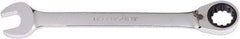 Paramount - 1" 12 Point Combination Wrench - 13° Head Angle, 12-11/16" OAL, Chrome Vanadium Steel, Polished Finish - Eagle Tool & Supply