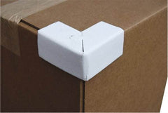 Vestil - 2" Long x 1-1/2" Wide x 1-1/2" High x 1/16" Thick Corner - White, Cardboard Box - Eagle Tool & Supply