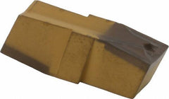 Iscar - 445015GIF Grade IC8250, 4.45mm Cutting Width Carbide Grooving Insert - 13mm Max Depth of Cut, Neutral, 0.15mm Corner Radius, TiCN/Al2O3/TiN Finish - Eagle Tool & Supply