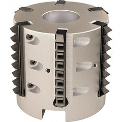 Vargus - 2.084" Cut Diam, 7.874" Max Depth of Cut, 3/4" Arbor Hole Diam, Internal/External Indexable Thread Mill - Insert Style 41B, 5 Inserts, Toolholder Style RTMC-D, 2" OAL - Eagle Tool & Supply