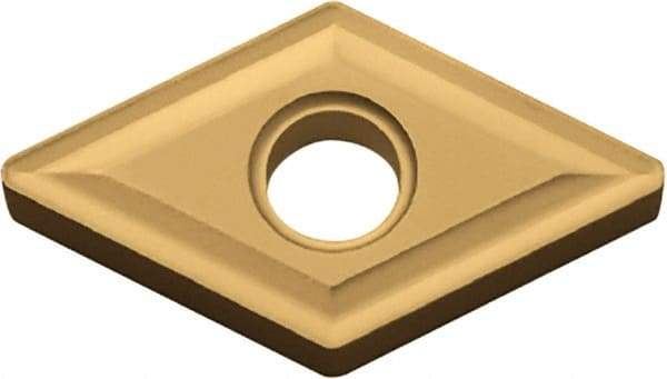 Kyocera - DNMG431 Grade CA5525 Carbide Turning Insert - TiCN/Al2O3/TiN Finish, 55° Diamond, 1/2" Inscr Circle, 3/16" Thick, 1/64" Corner Radius - Eagle Tool & Supply