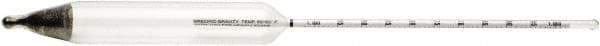 H-B Instruments - 260mm Long, Steel Specific Gravity Hydrometer - 1.20/1.25 Specific Gravity - Eagle Tool & Supply