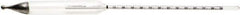 H-B Instruments - 305mm Long, Steel Baume Heavy Hydrometer - 0.5 Graduation, 0/35 Baume Range - Eagle Tool & Supply