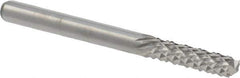 M.A. Ford - 1/8" Diam, 1/2" LOC, End Mill End, Solid Carbide Diamond Pattern Router Bit - 1-1/2" OAL, 1/8" Shank Diam - Eagle Tool & Supply