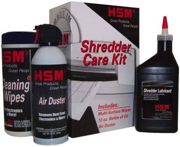 HSM of America - Shredder Care Kit - Use with Document Shredders - Eagle Tool & Supply