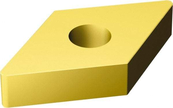 Sandvik Coromant - DNGA443 Grade 6050 Ceramic Turning Insert - TiN Finish, 55° Diamond, 1/2" Inscr Circle, 1/4" Thick, 3/64" Corner Radius - Eagle Tool & Supply