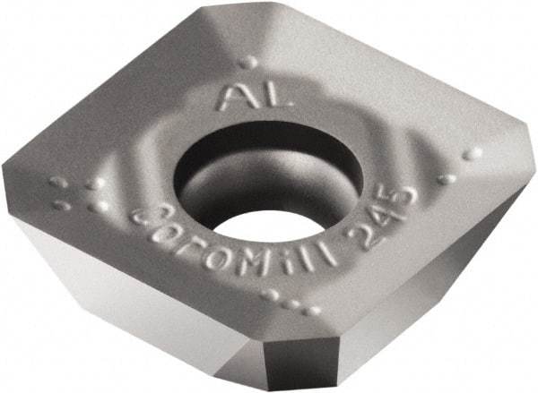 Sandvik Coromant - R24512T3 ML Grade 1040 Carbide Milling Insert - TiAlN Finish, 5/32" Thick, 13.4mm Inscribed Circle, 1.5mm Corner Radius - Eagle Tool & Supply