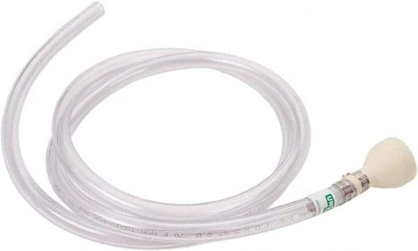 Unger - 6' Long Water Hose - 1" Diam, Plastic, Hot Water Compatible, All Season, Clear - Eagle Tool & Supply