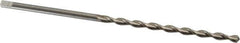 Cleveland - #16, 118° Point, Parabolic Flute, High Speed Steel Taper Length Drill Bit - Bright Finish, 3-3/8" Flute Length, 5-3/4" OAL, Series 2565 - Eagle Tool & Supply