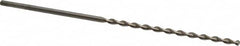 Cleveland - #30 118° Parabolic Flute High Speed Steel Taper Length Drill Bit - Eagle Tool & Supply