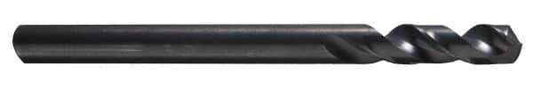 Cleveland - Letter Q 135° Cobalt Jobber Drill - Oxide Finish, Right Hand Cut, Spiral Flute, Straight Shank, 4-3/4" OAL, Split Point - Eagle Tool & Supply