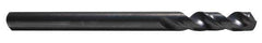 Cleveland - Letter Q 135° Cobalt Jobber Drill - Oxide Finish, Right Hand Cut, Spiral Flute, Straight Shank, 4-3/4" OAL, Split Point - Eagle Tool & Supply