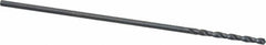 Cleveland - #57 135° Cobalt Jobber Drill - Oxide Finish, Right Hand Cut, Spiral Flute, Straight Shank, 1-3/4" OAL, Split Point - Eagle Tool & Supply