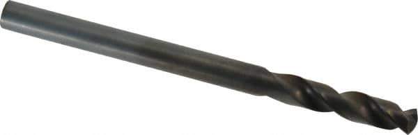 Cleveland - 11/32" 135° Cobalt Jobber Drill - Oxide Finish, Right Hand Cut, Spiral Flute, Straight Shank, 4-3/4" OAL, Split Point - Eagle Tool & Supply