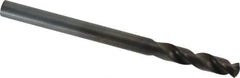 Cleveland - 11/32" 135° Cobalt Jobber Drill - Oxide Finish, Right Hand Cut, Spiral Flute, Straight Shank, 4-3/4" OAL, Split Point - Eagle Tool & Supply